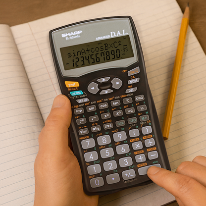 Sharp EL531 WH-BBK - Scientific Calculator - 272 Functions