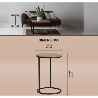 Everfurn Nordic Couch Side Table, Sofa Table