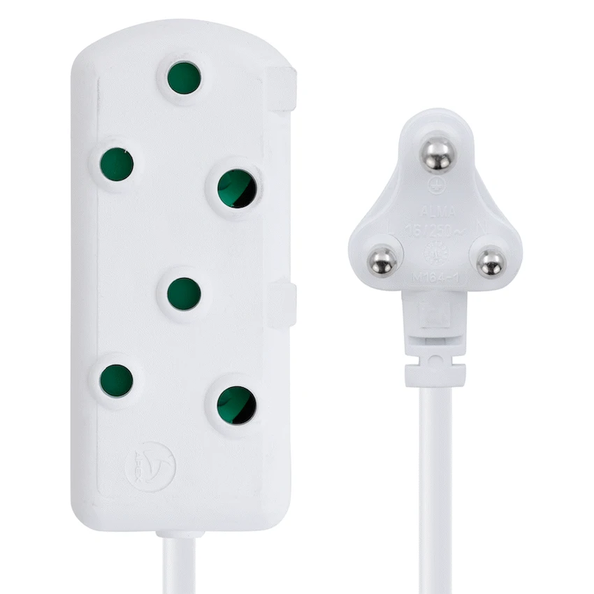 Ellies Side by Side Heavy Duty Extension Lead-20M-WT