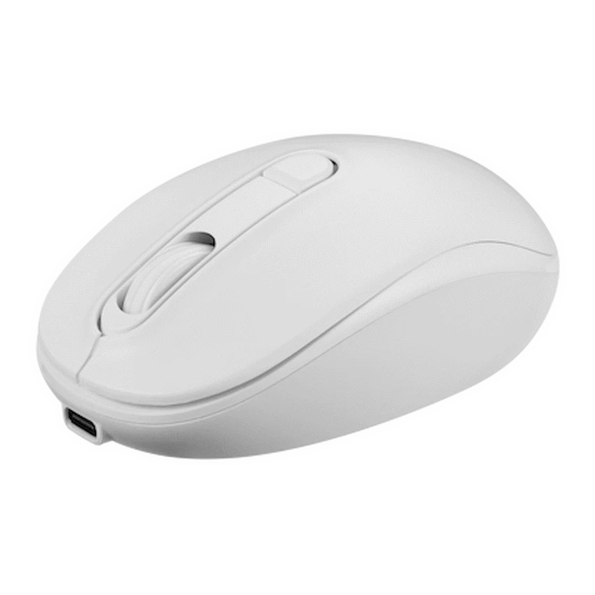 VolkanoX Garnet Bluetooth Wireless Keyboard and Mouse Combo - White