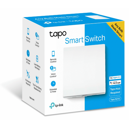 TP-Link Tapo S210 Smart Light Switch 1 Gang 1 Way