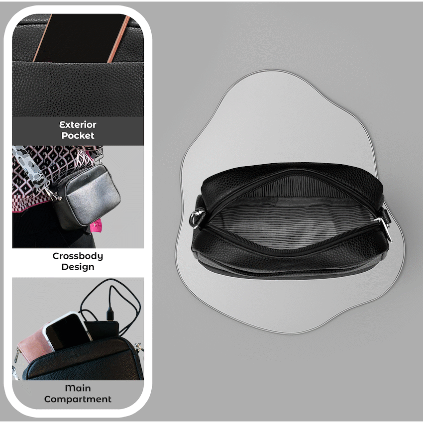 SupaNova Ruby Device Crossbody - Black