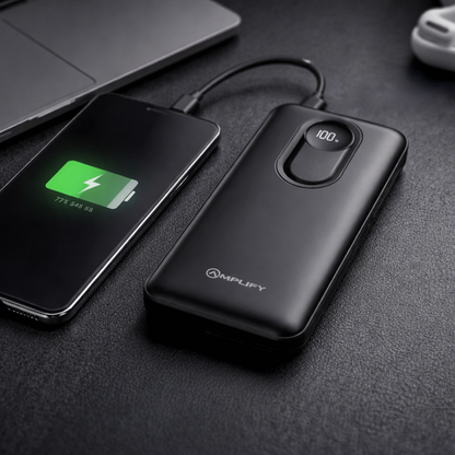 Amplify Spark Series 10000mAh Power Bank - Black