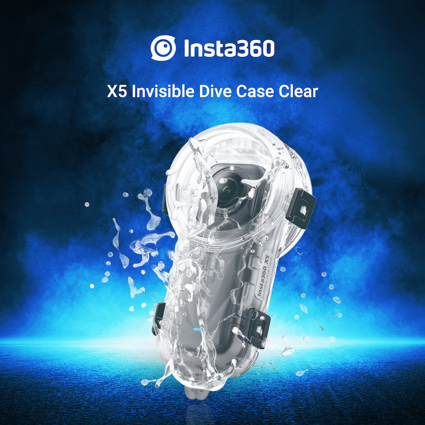 Insta360 X5 Invisible Dive Case Clear