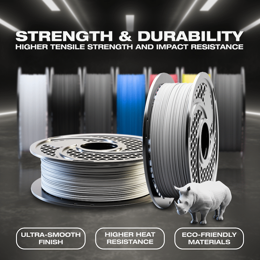 SA Filament PLA Hyper Filament 1kg - Light Grey