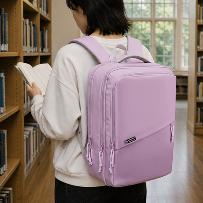 Volkano Under-Seat Traveller Backpack Pastel Pink