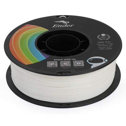 Ender PLA+ Filament - White - 1kg