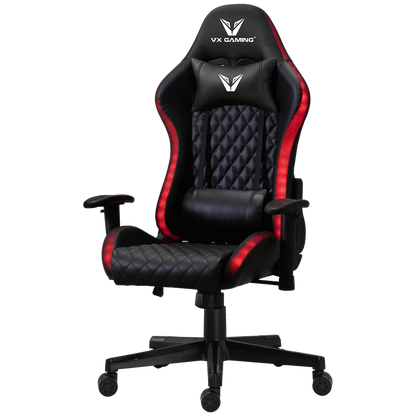 VX Gaming Lumas High-Back Gaming Chair with RGB Lights