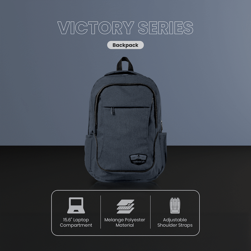 Volkano Victory Backpack - Navy