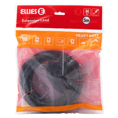Ellies Back to Back Heavy Duty Extension Lead - 5m