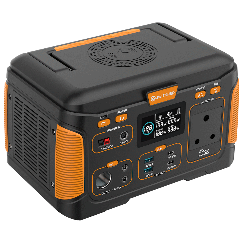 Switched 300W Professional Portable Power Station (307WH)
