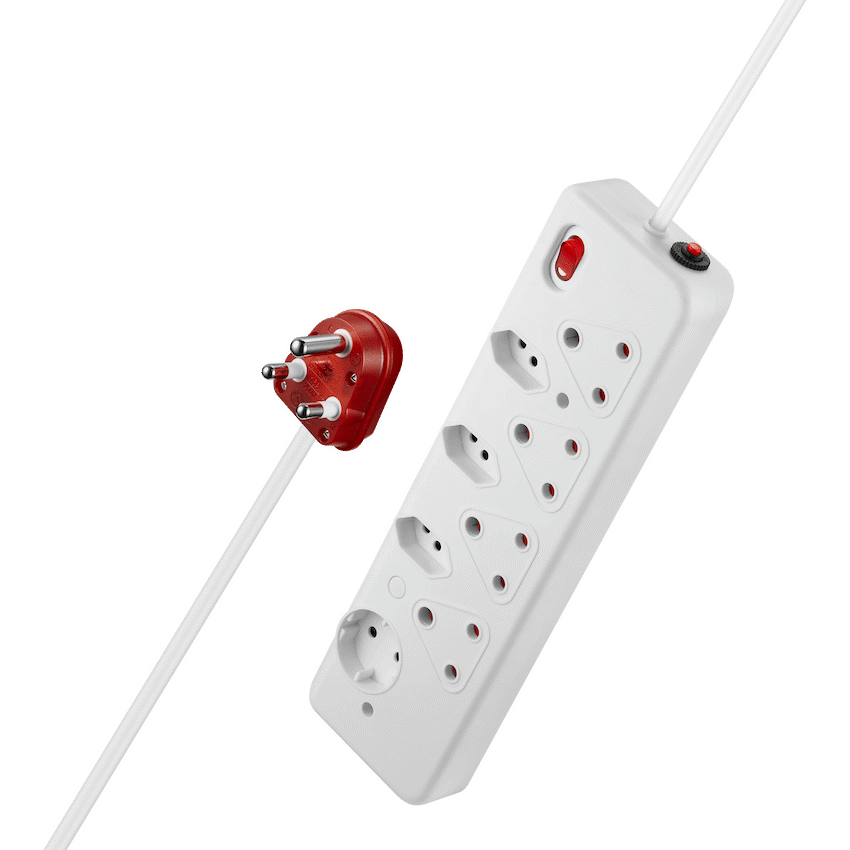Nexon 8-Way High Surge Multiplug 0.5m
