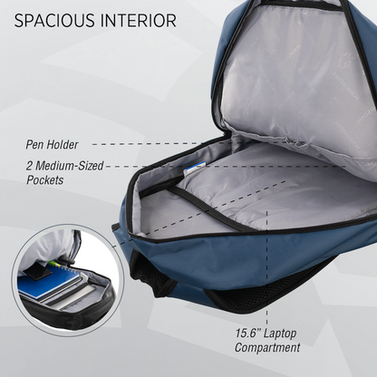 Kingsons Casual Series 15.6" Backpack - Blue