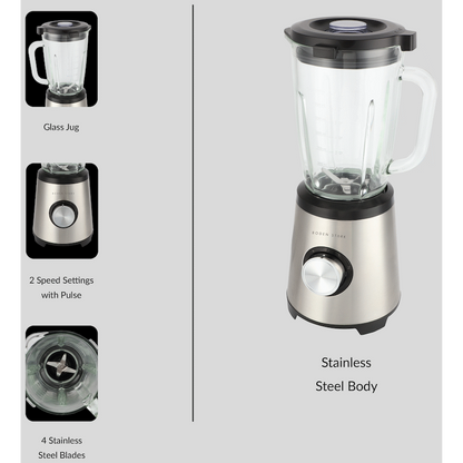 Boden Stark 1000w Glass Jug Blender