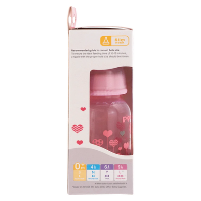 Pigeon Flexible Bottle STD Neck - Pink - 120ml