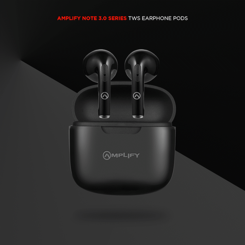 Amplify Note 3.0 Series TWS Earphones - Black