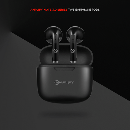 Amplify Note 3.0 Series TWS Earphones - Black