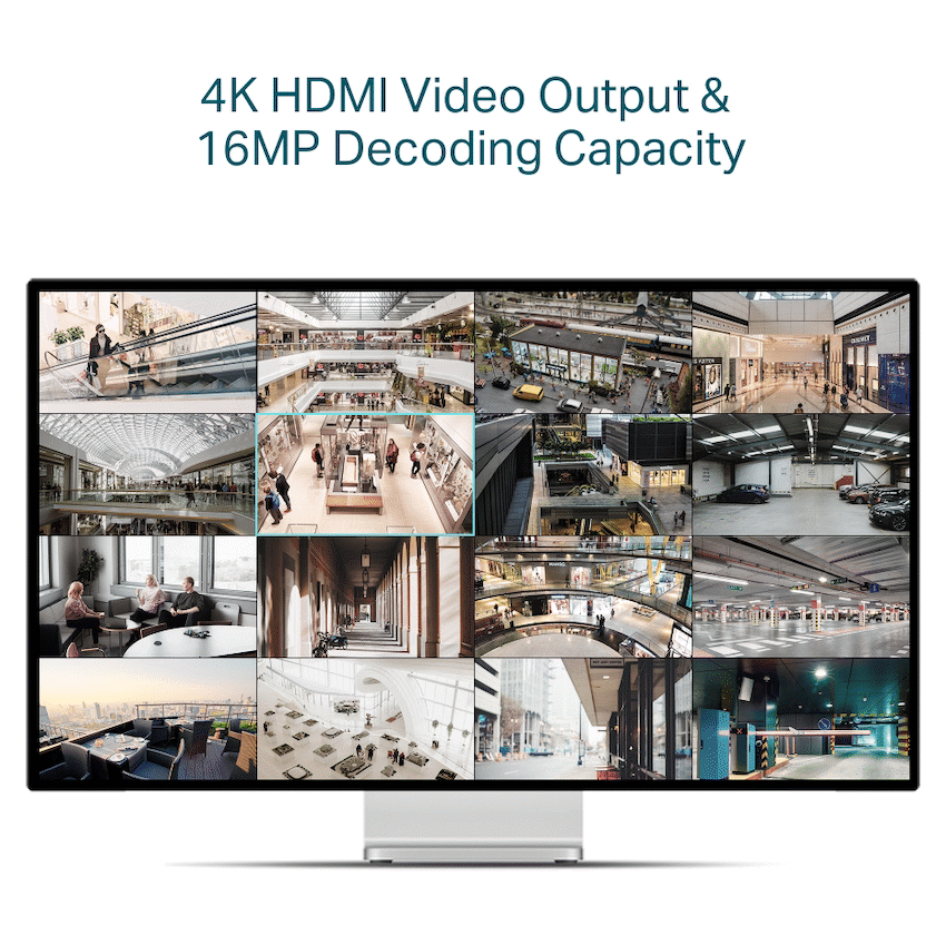 TP-Link Vigi NVR2016H 16-Channel Network Video Recorder
