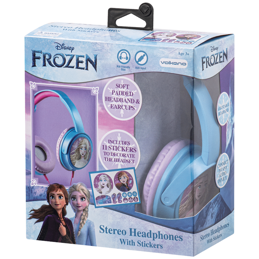 Frozen Auxiliary Headphones with Stickers