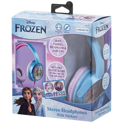 Frozen Auxiliary Headphones with Stickers