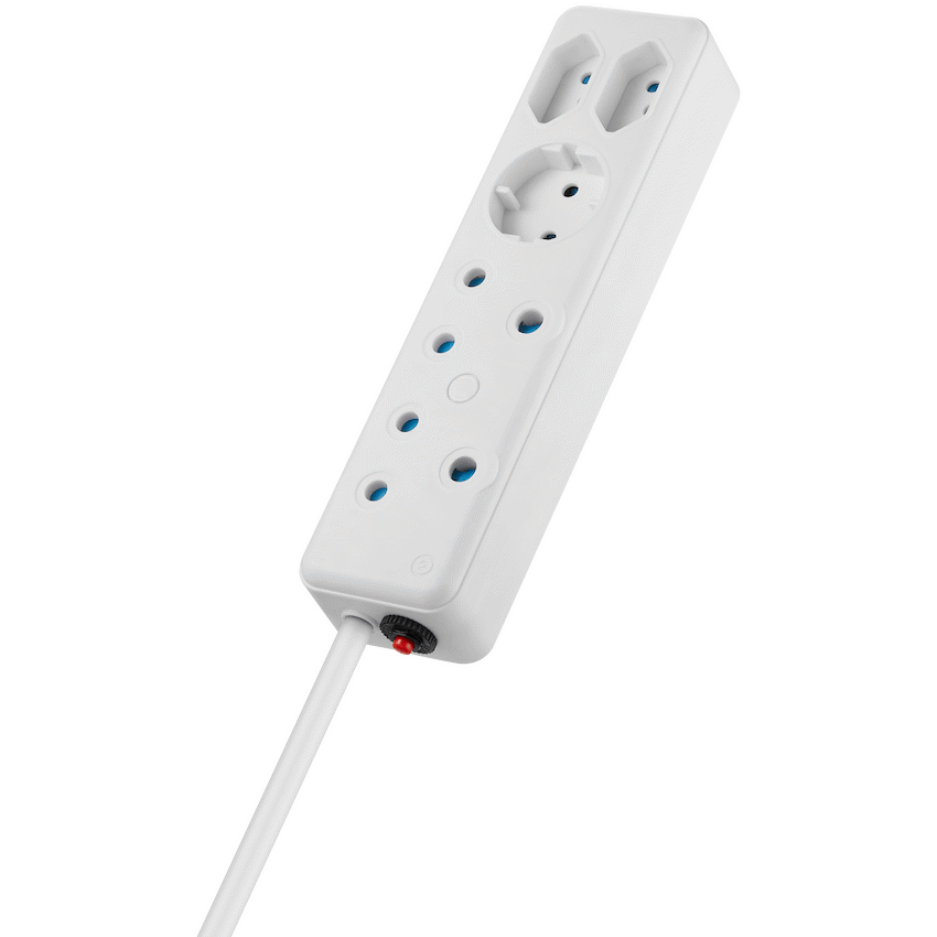 Ellies 5-Way Multiplug - 0.5m