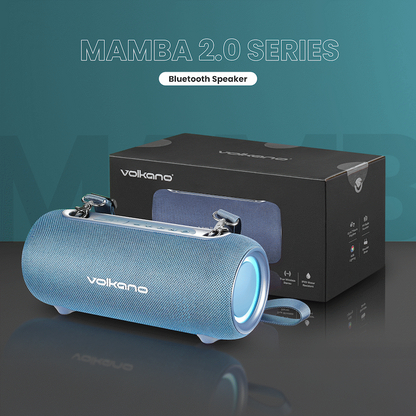 Volkano Mamba 2.0 Series Bluetooth Speaker - Blue