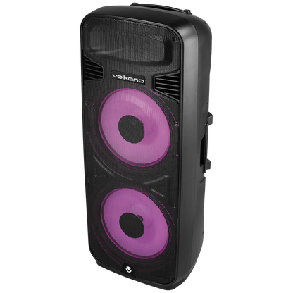 Volkano Olympian Series Dual 15" Party Speaker - Black