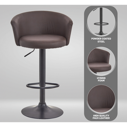 Everfurn Titan Barstool - Brown