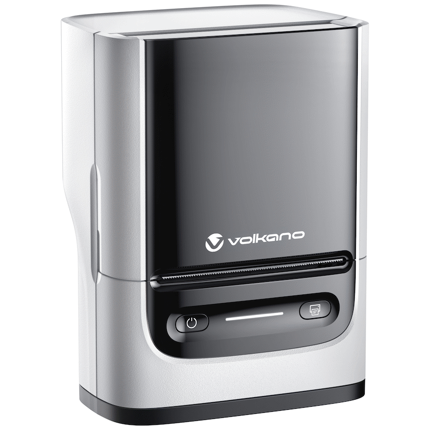 Volkano LabelPro Duo Series Thermal Dual Size Label Printer - Black and White