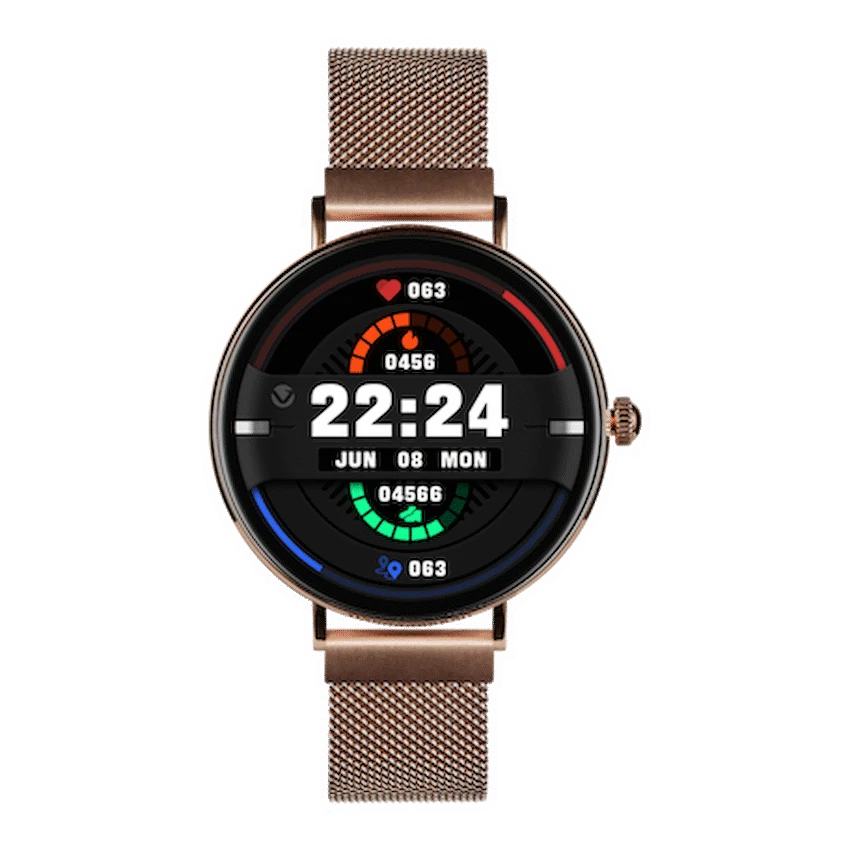 Volkano Valencia Series Ladies Smart Watch - Rose Gold