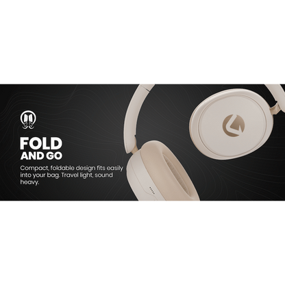 Volkano Lexi Bluetooth Headphone with ANC - Nude