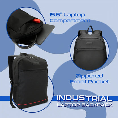 Amplify Industrial 15.6"Laptop Backpack Black