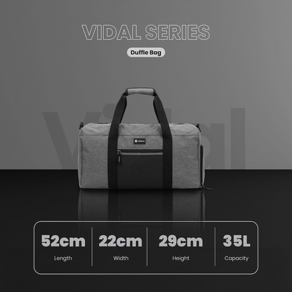 Volkano Vidal 35l Duffle - Grey