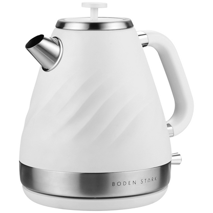 Boden Stark 1.7l Stainless Steel Kettle - White