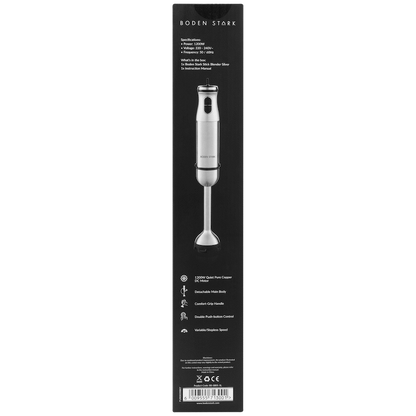 Boden Stark Stick Blender Silver