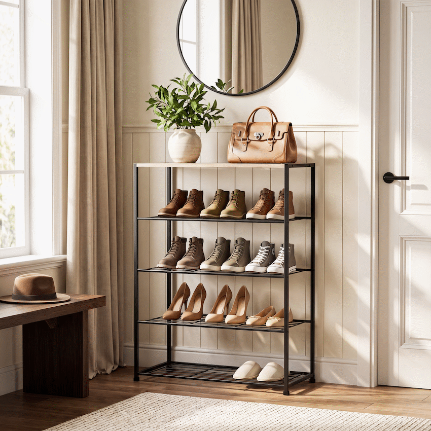 Everfurn Errol 5 Tier  Shoe Rack