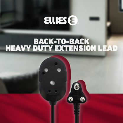 Ellies Back to Back Heavy Duty Extension Lead-10M