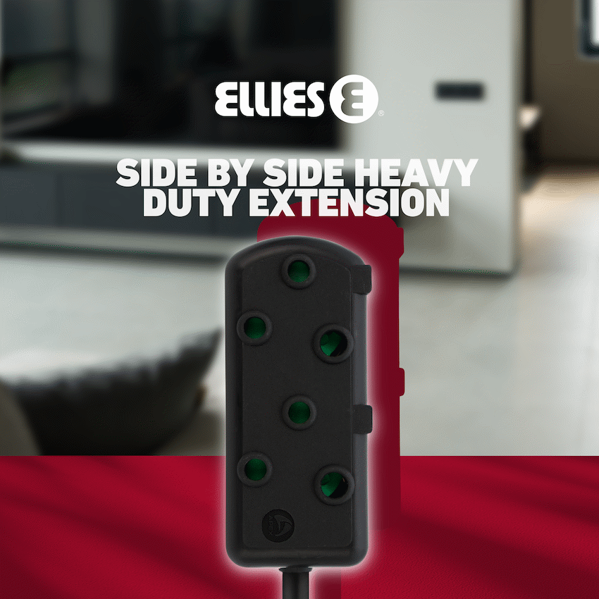 Ellies Side-by-Side Heavy-Duty Extension Lead - 20m