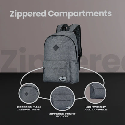 Volkano Distinct 15.6 Laptop Backpack - Grey Melange