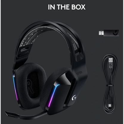 Logitech(R) G733 LIGHTSPEED Wireless RGB Gaming Headset - Black