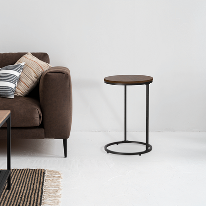Everfurn Nordic Side Table Mahogany