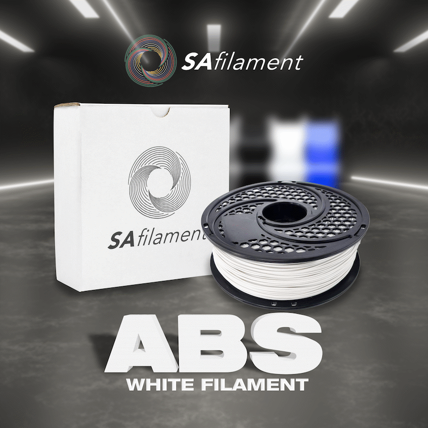SA Filament ABS Premium Filament 1kg - White