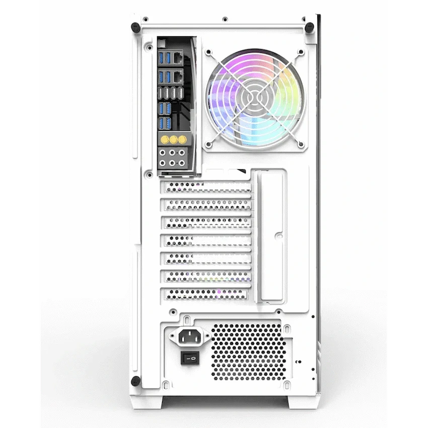 darkFlash DS900 ATX Computer Case - White