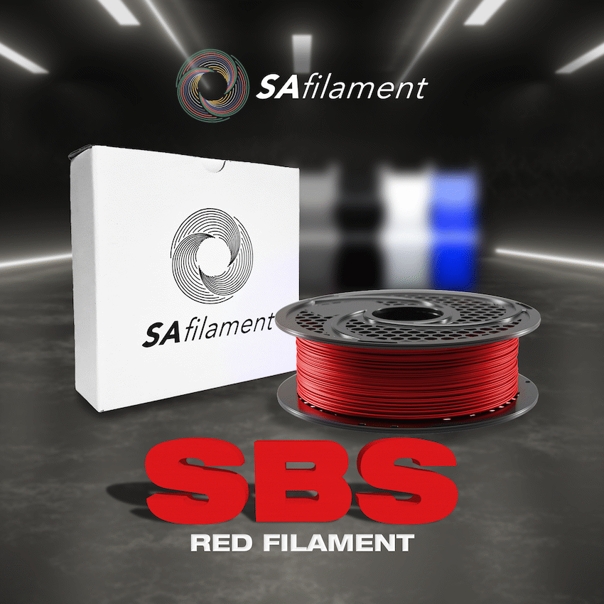 SA Filament SBS Filament - Red 1kg