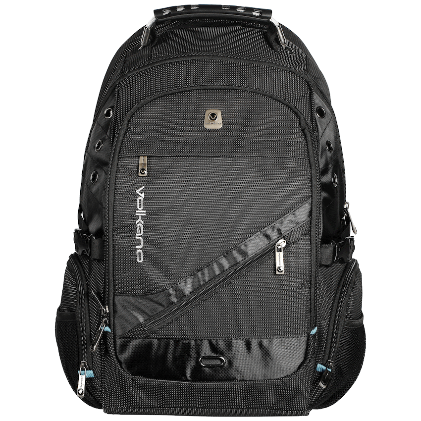Volkano G-Unit Backpack - Black/Grey/Turquoise