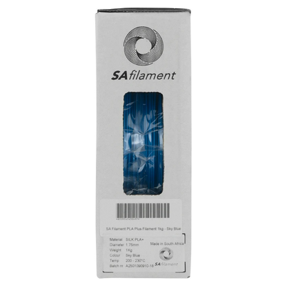 SA Filament Silk PLA Plus Filament 1kg - Sky Blue