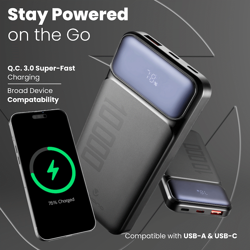 Volkano Roma Series 10000mah P.D. 20W Power Bank