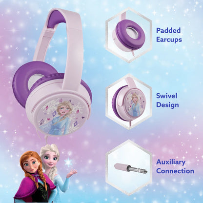 Disney Frozen Auxiliary Headphones with Stickers