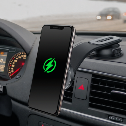 Volkano Arcmount Bendable Dash Mount Magnetic Phone Holder - Black