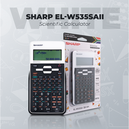 Sharp EL-W535SAII-White Scientific Calculator